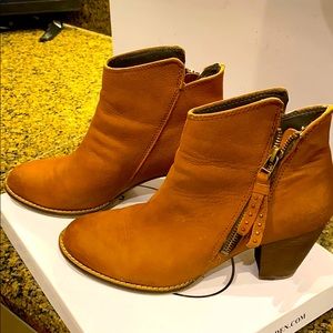 Leather booties!